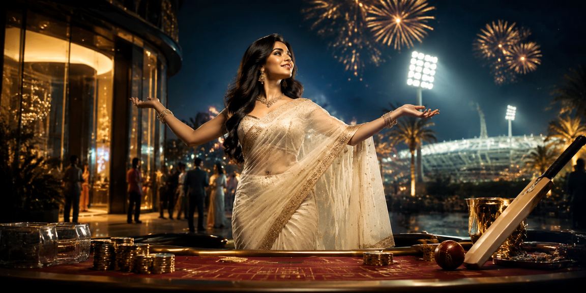 Happy young woman registering for online cricket betting on mobile